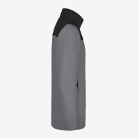 FHB ROB Zip-Sweatshirt, grau-schwarz, Gr. L