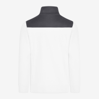 FHB ROB Zip-Sweatshirt, weiss-anthrazit, Gr. 4XL