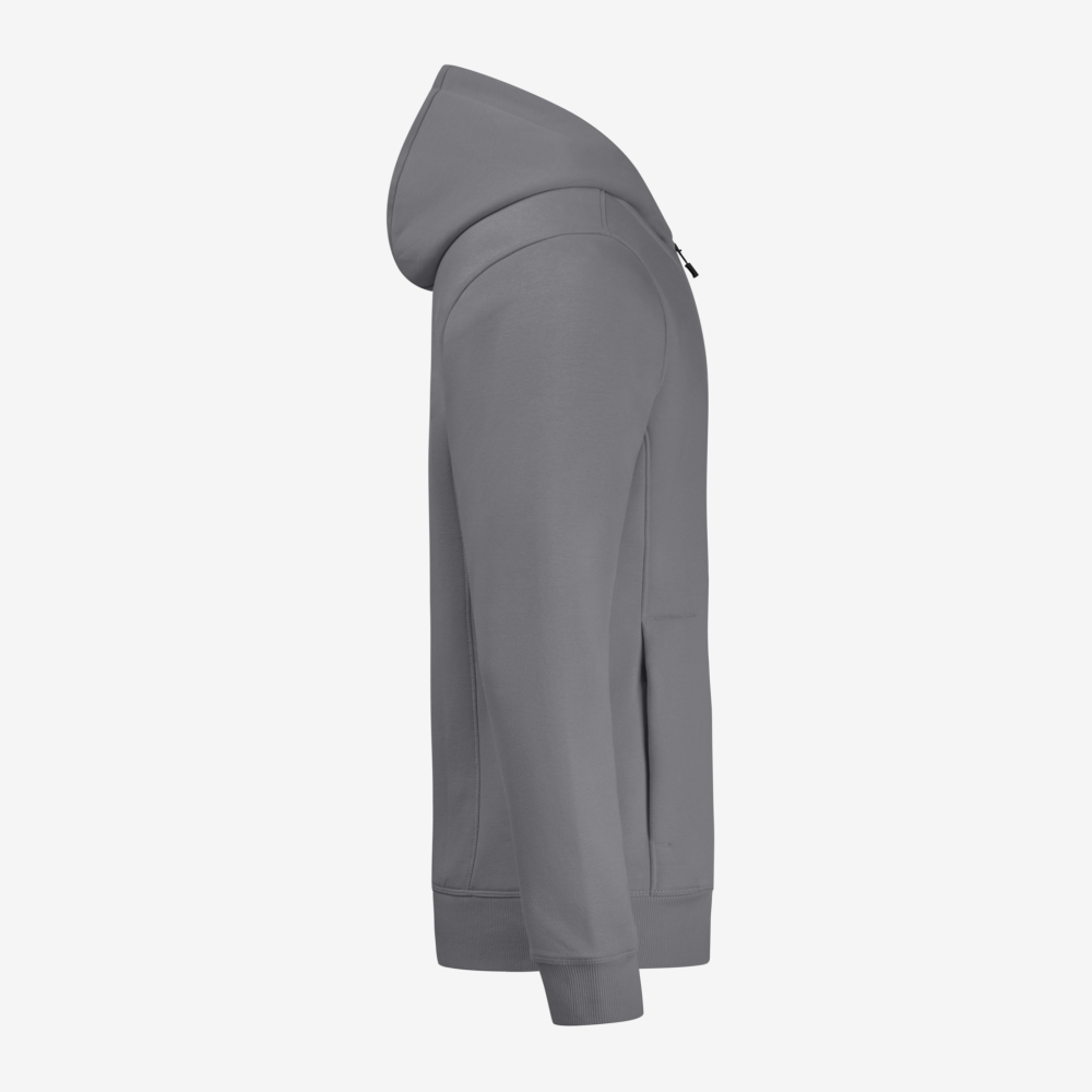 FHB QUENTIN Hoodie Jacke, grau, Gr. 2XL