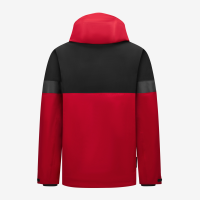 FHB LUCA Regenjacke, rot-schwarz, Gr. 4XL