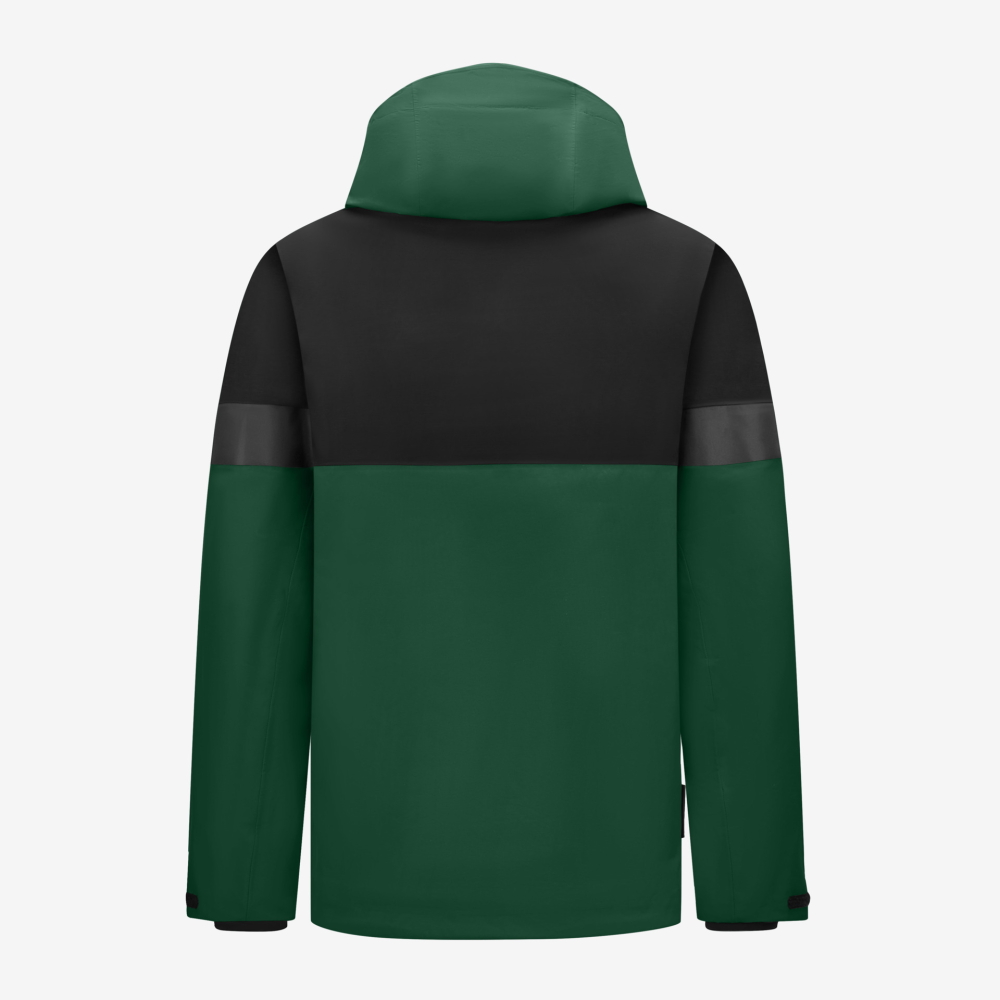 FHB LUCA Regenjacke, grün-schwarz, Gr. XS