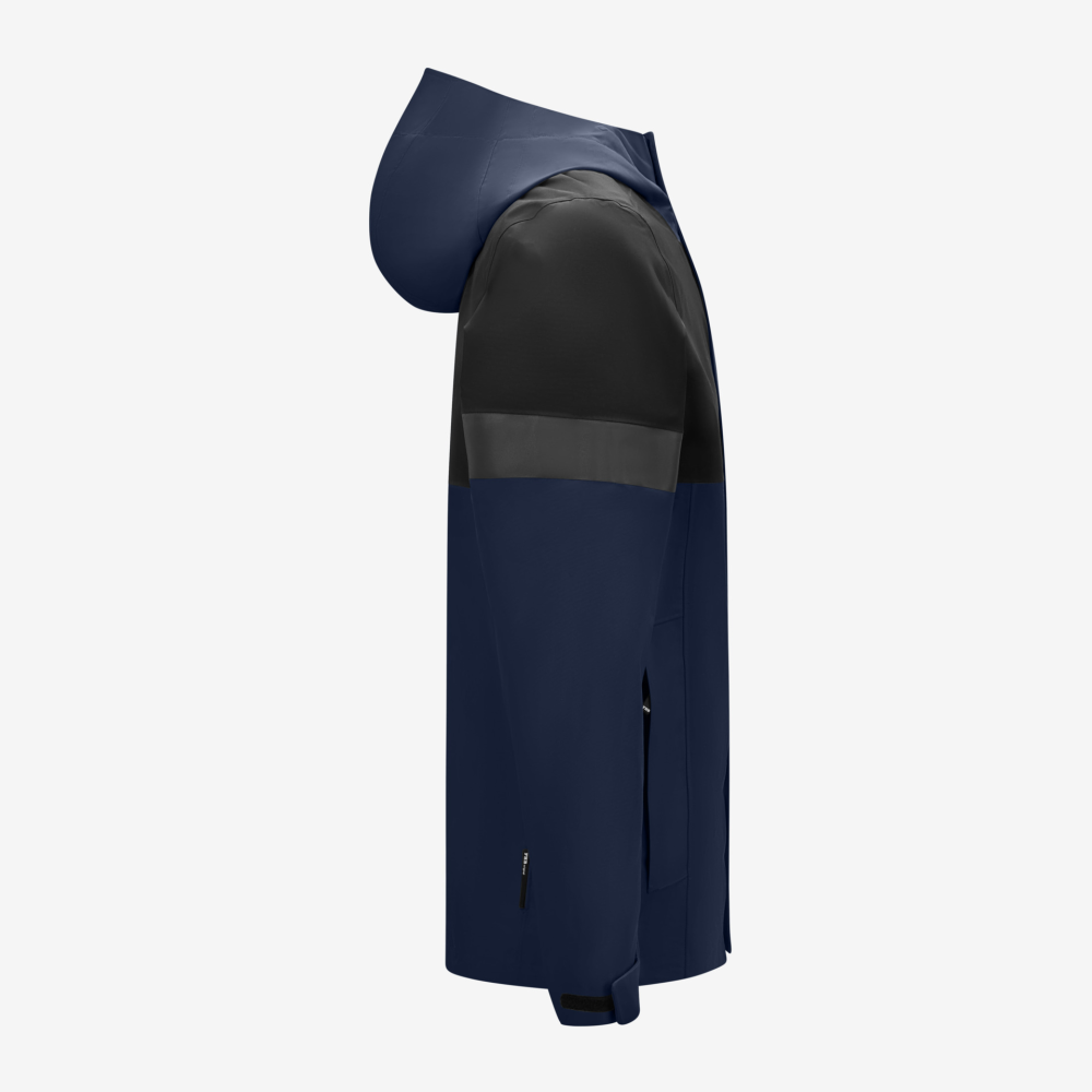 FHB LUCA Regenjacke, marine-schwarz, Gr. 4XL
