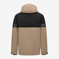 FHB LUCA Regenjacke, beige-schwarz, Gr. 2XL