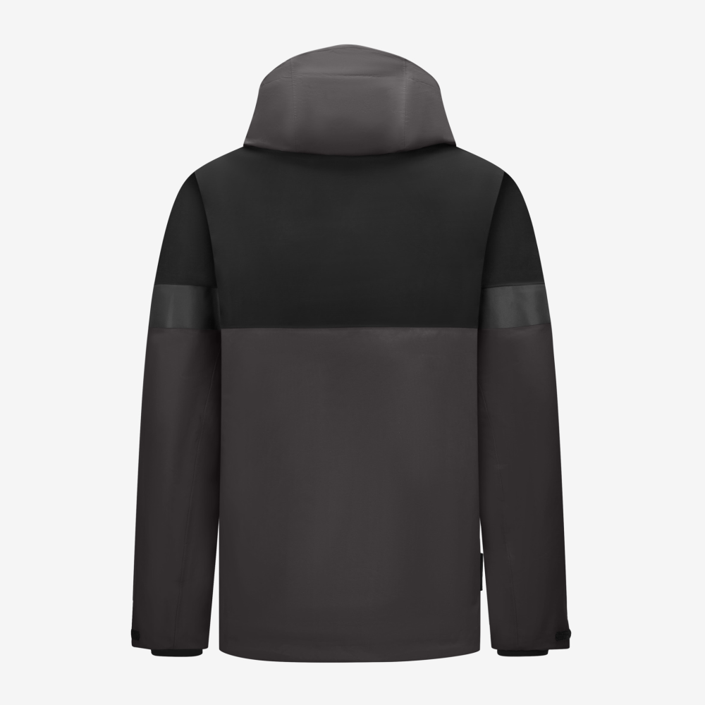 FHB LUCA Regenjacke, anthrazit-schwarz, Gr. 4XL