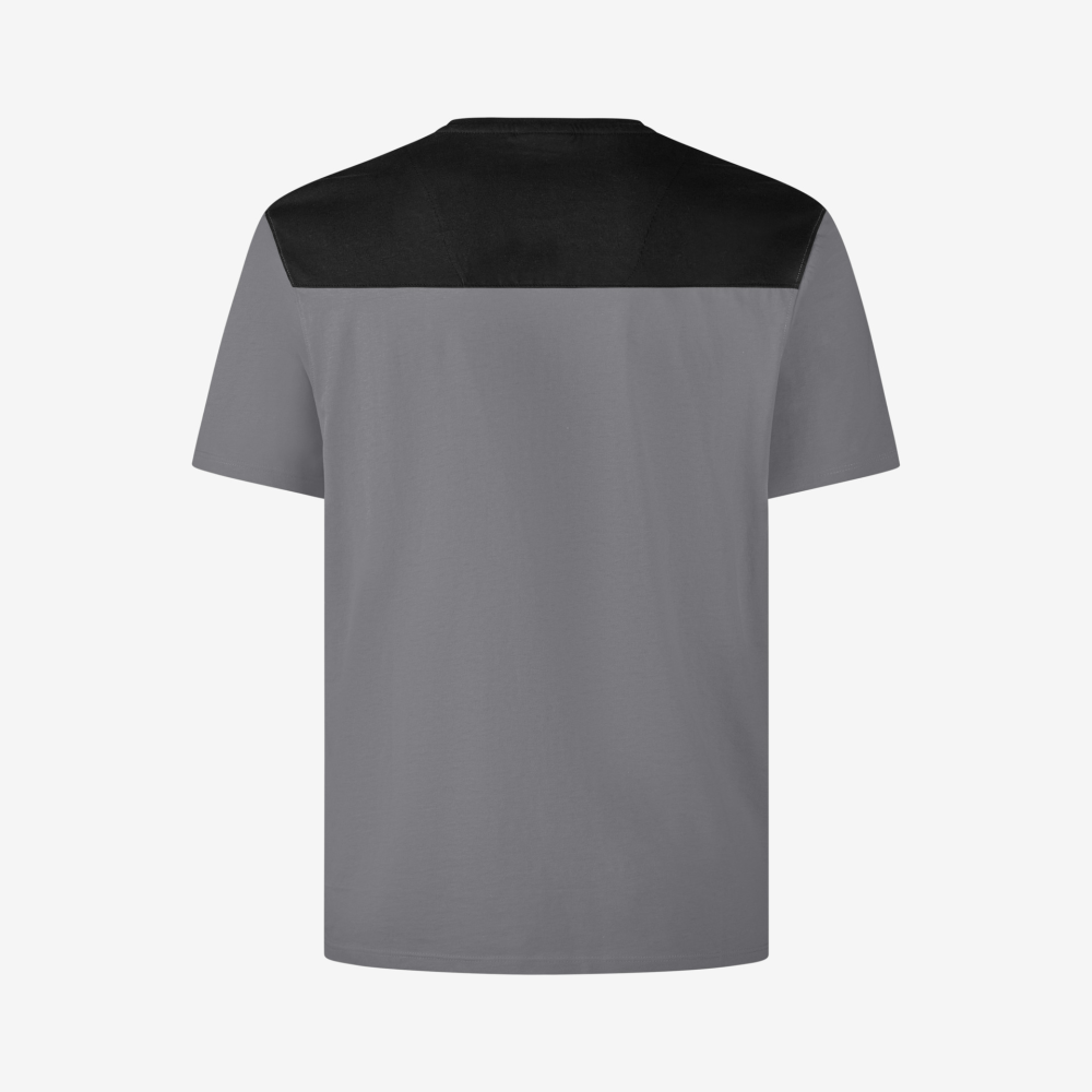 FHB KNUT T-Shirt Herren, grau-schwarz, Gr. 2XL