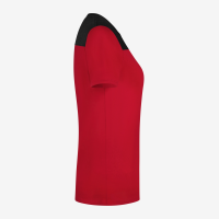 FHB KIRA T-Shirt Damen, rot-schwarz, Gr. S