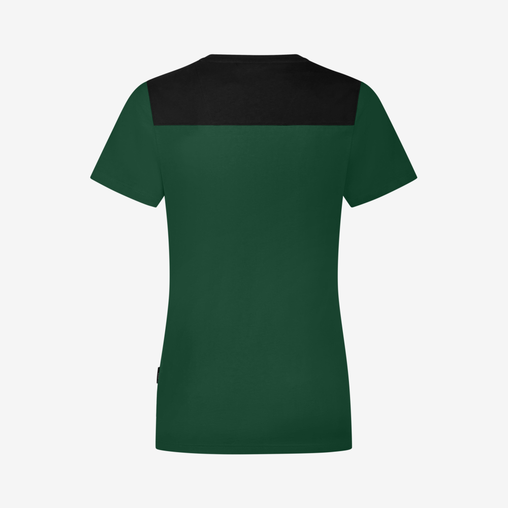 FHB KIRA T-Shirt Damen, grün-schwarz, Gr. 4XL