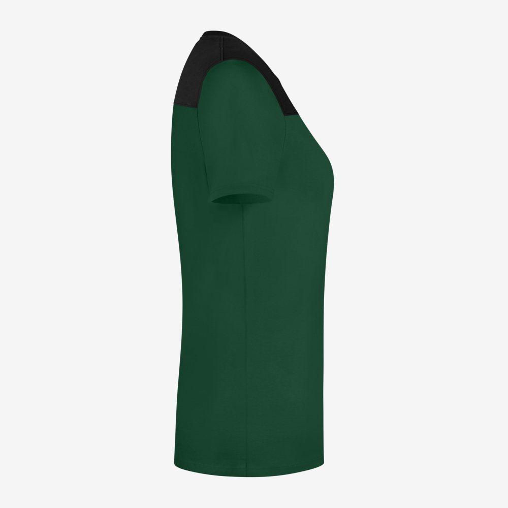 FHB KIRA T-Shirt Damen, grün-schwarz, Gr. 4XL