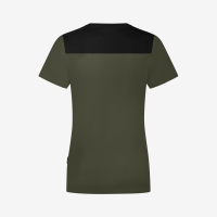 FHB KIRA T-Shirt Damen, oliv-schwarz, Gr. S