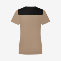 FHB KIRA T-Shirt Damen, beige-schwarz, Gr. 4XL