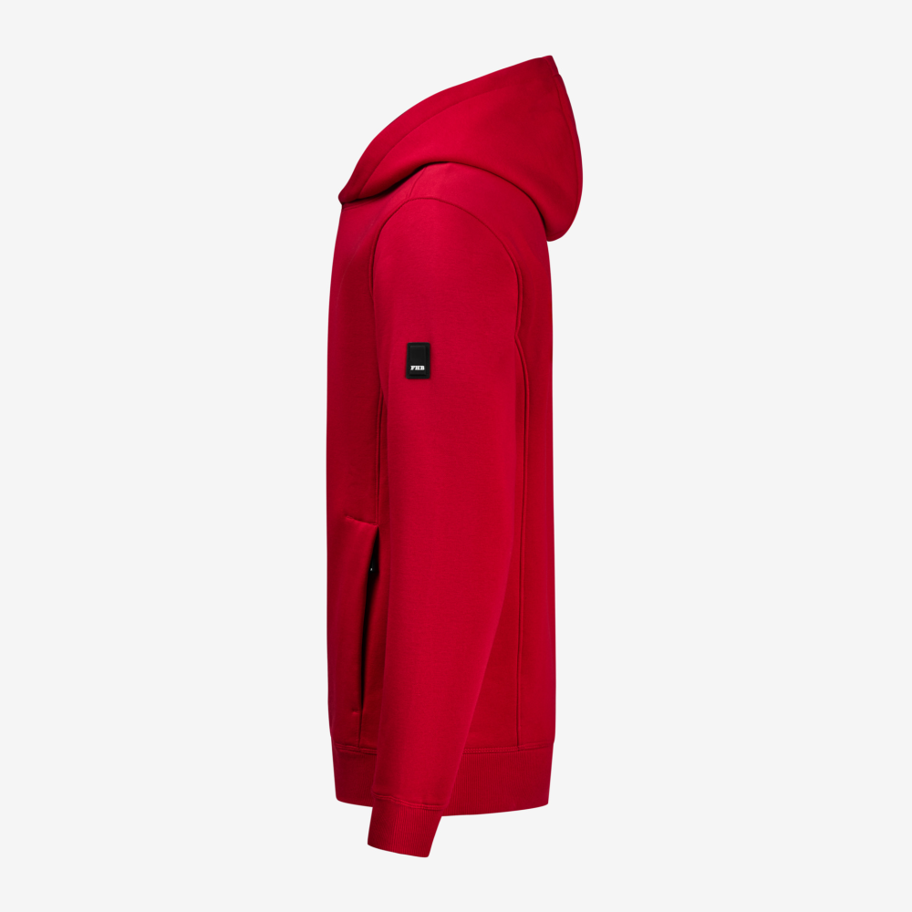 FHB BENNET Hoodie, rot, Gr. M