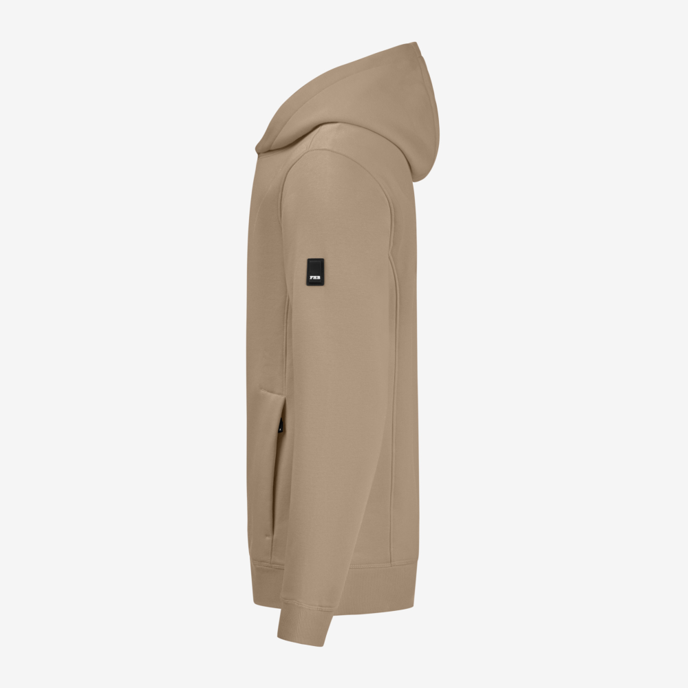 FHB BENNET Hoodie, beige, Gr. M