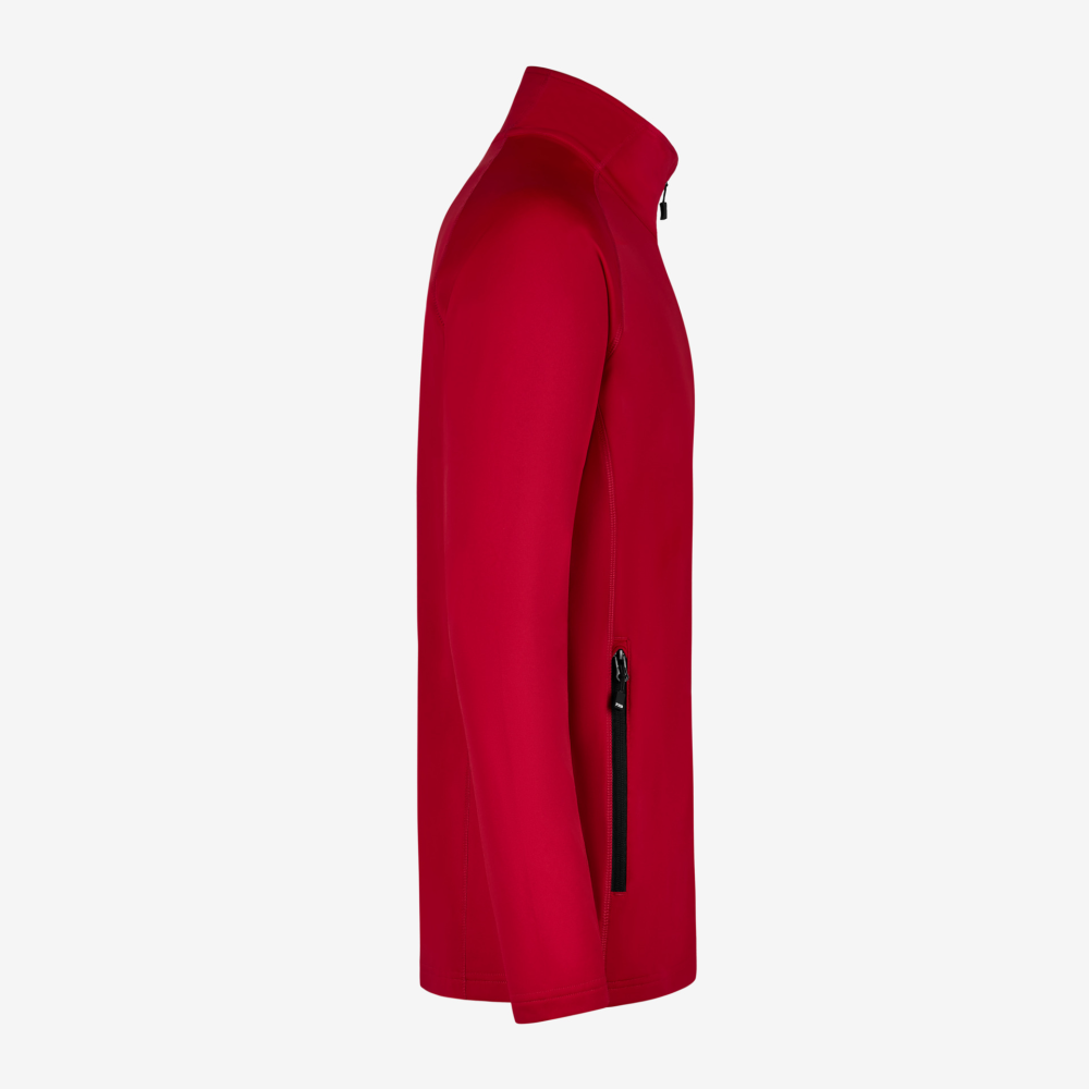 FHB KUNO Fleece-Jacke, rot, Gr. M