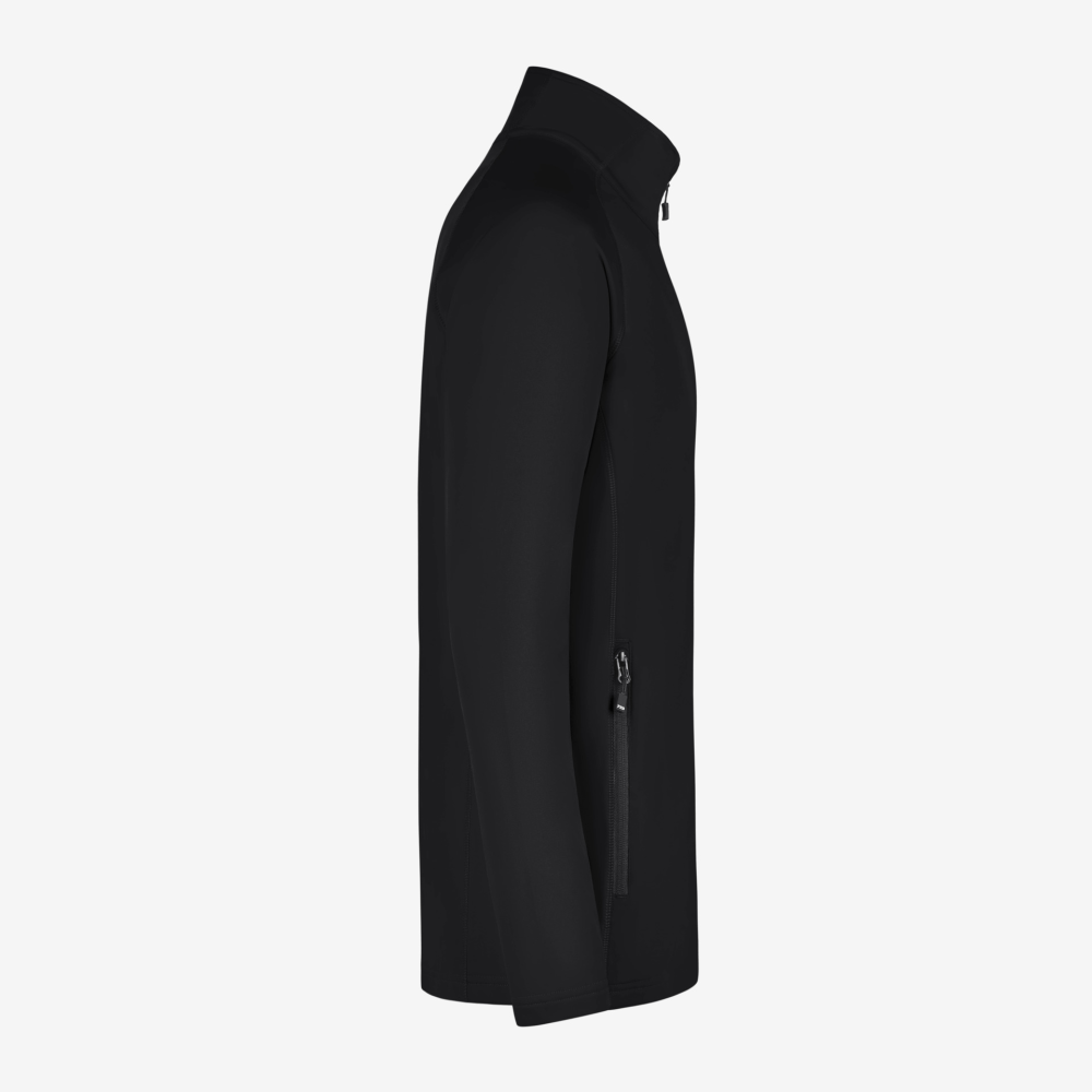 FHB KUNO Fleece-Jacke, schwarz, Gr. XL
