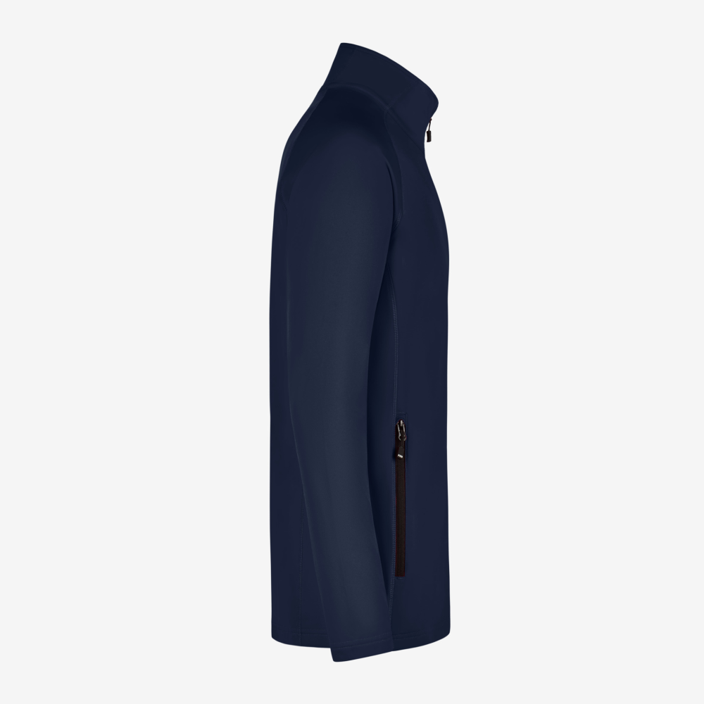 FHB KUNO Fleece-Jacke, marine, Gr. S