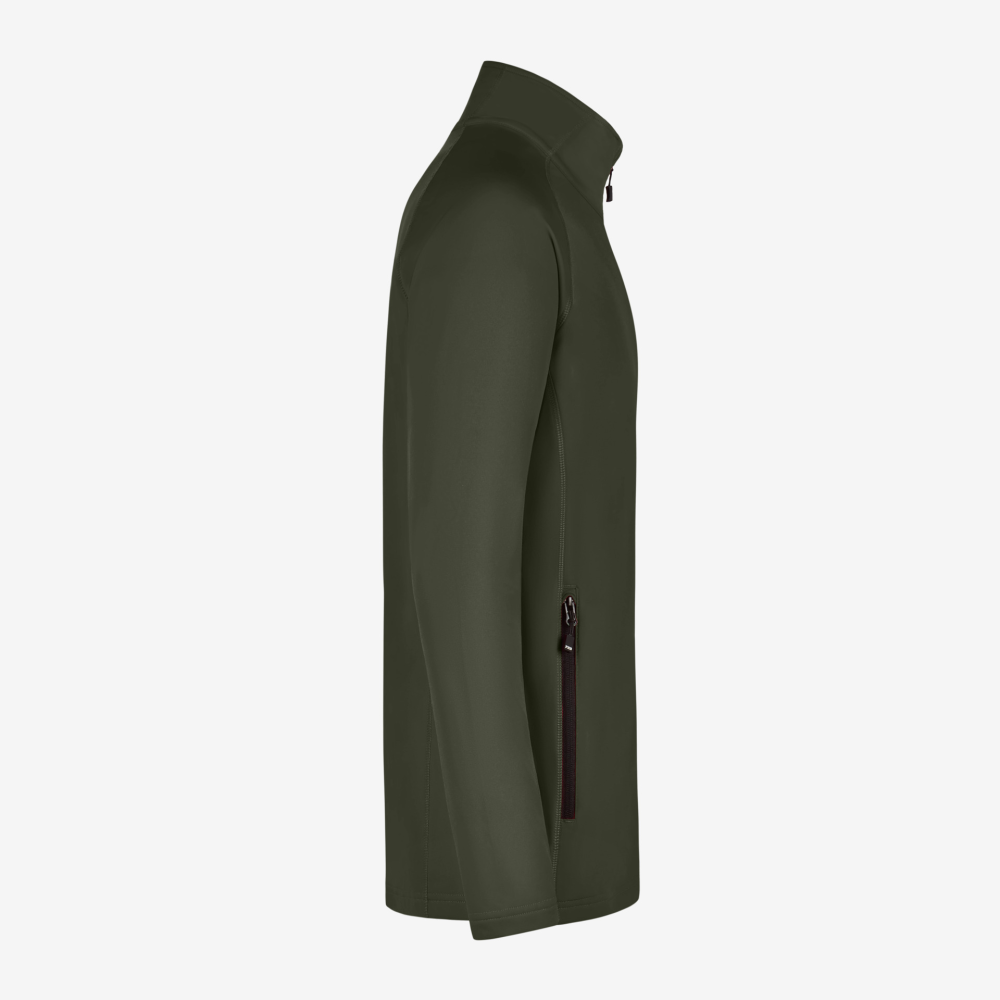 FHB KUNO Fleece-Jacke, oliv, Gr. S