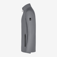 FHB KUNO Fleece-Jacke, grau, Gr. S