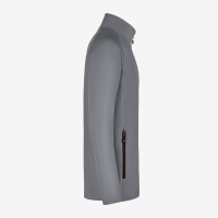 FHB KUNO Fleece-Jacke, grau, Gr. S