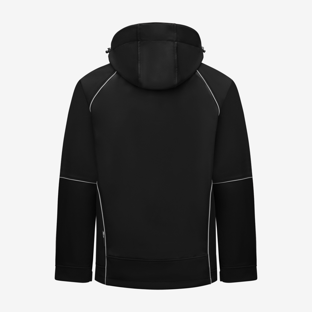 FHB WALTER Softshelljacke, schwarz, Gr. 2XL