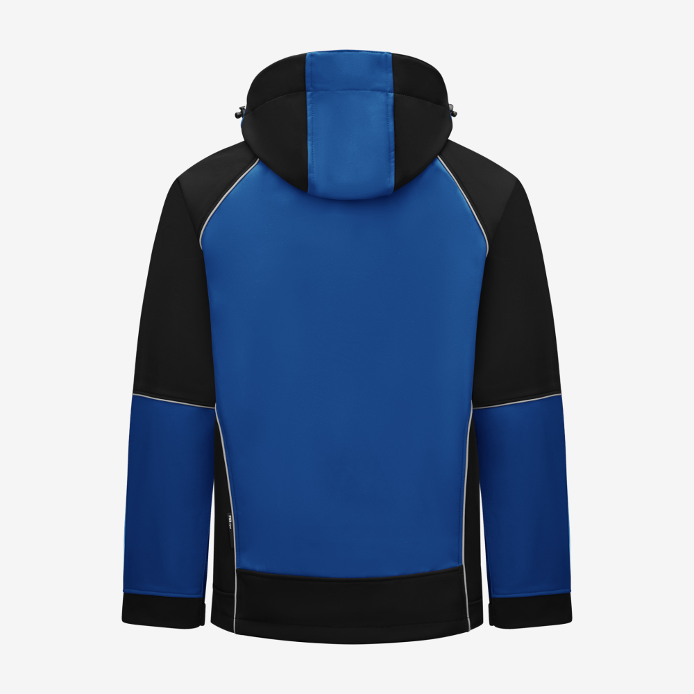 FHB WALTER Softshelljacke, royal-schwarz, Gr. 2XL