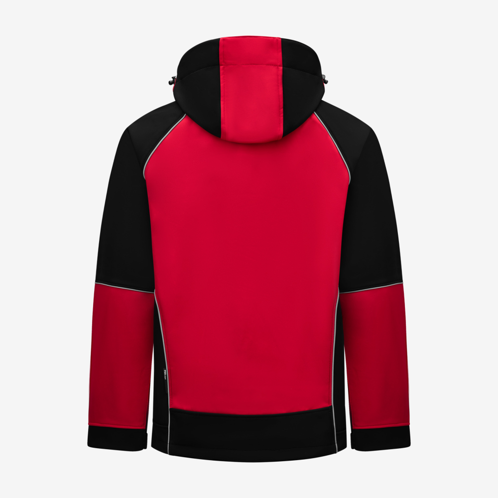 FHB WALTER Softshelljacke, rot-schwarz, Gr. S