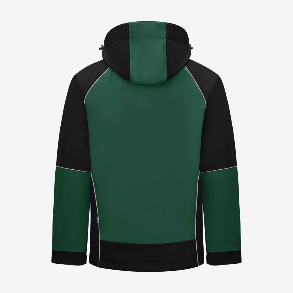 FHB WALTER Softshelljacke, grün-schwarz, Gr. M