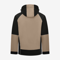 FHB WALTER Softshelljacke, beige-schwarz, Gr. XS