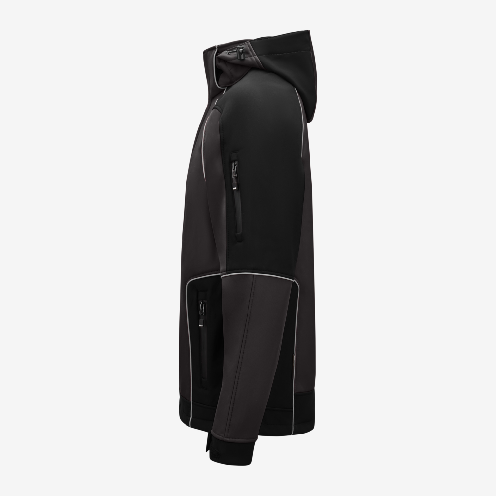 FHB WALTER Softshelljacke, anthrazit-schwarz, Gr. 2XL