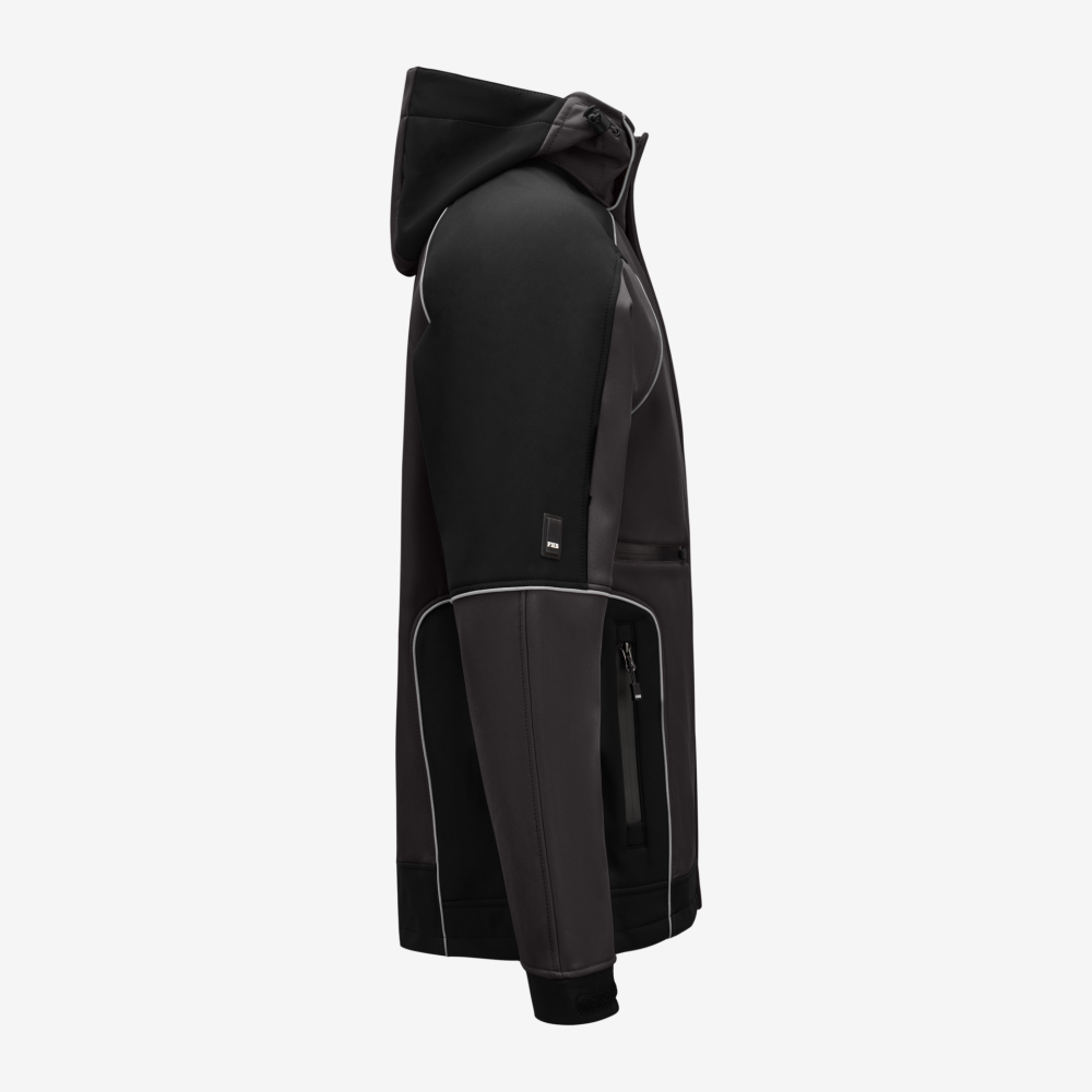 FHB WALTER Softshelljacke, anthrazit-schwarz, Gr. 2XL
