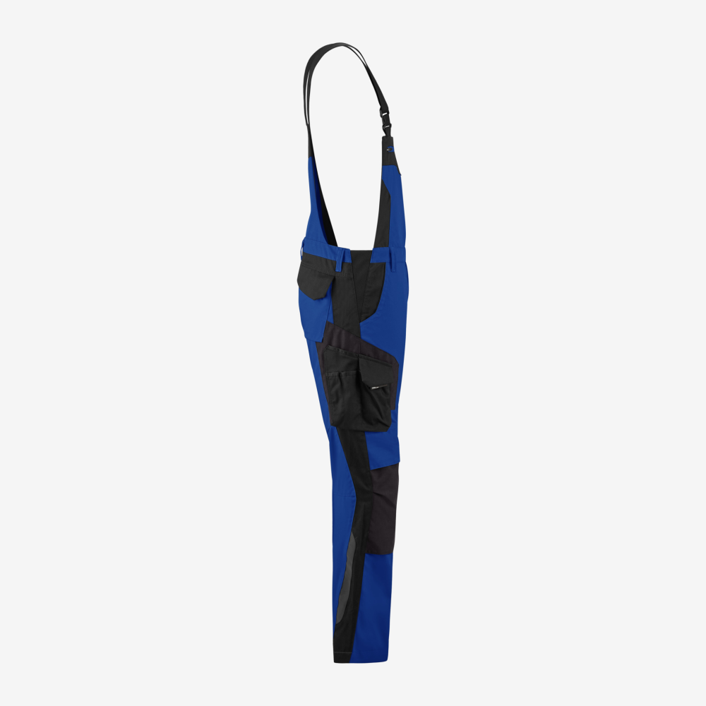 FHB PASCAL Latzhose, royalblau-schwarz, Gr. 90