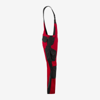 FHB PASCAL Latzhose, rot-schwarz, Gr. 26