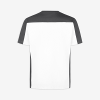 FHB MARC T-Shirt zweifarbig, weiss-anthrazit, Gr. 4XL