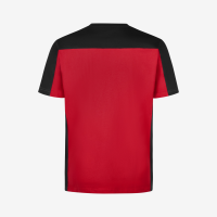 FHB MARC T-Shirt zweifarbig, rot-schwarz, Gr. 2XL