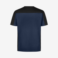 FHB MARC T-Shirt zweifarbig, marine-schwarz, Gr. 4XL