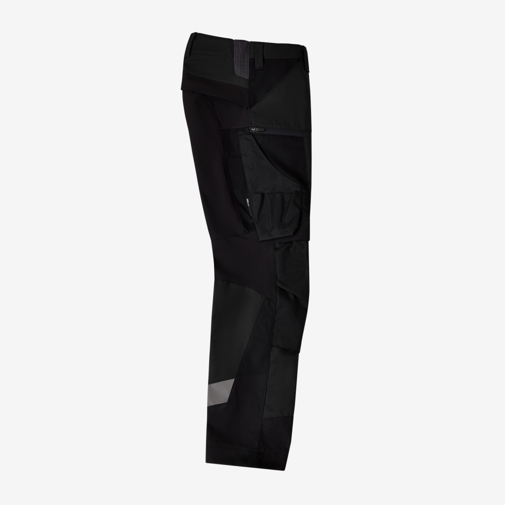 FHB LEO Arbeitshose elastisch, schwarz, Gr. 62