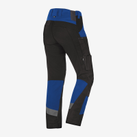 FHB LEO Arbeitshose elastisch, royalblau-schwarz, Gr. 62