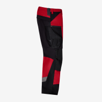 FHB LEO Arbeitshose elastisch, rot-schwarz, Gr. 94