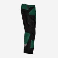 FHB LEO Arbeitshose elastisch, grün-schwarz, Gr. 58