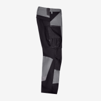 FHB LEO Arbeitshose elastisch, grau-schwarz, Gr. 54