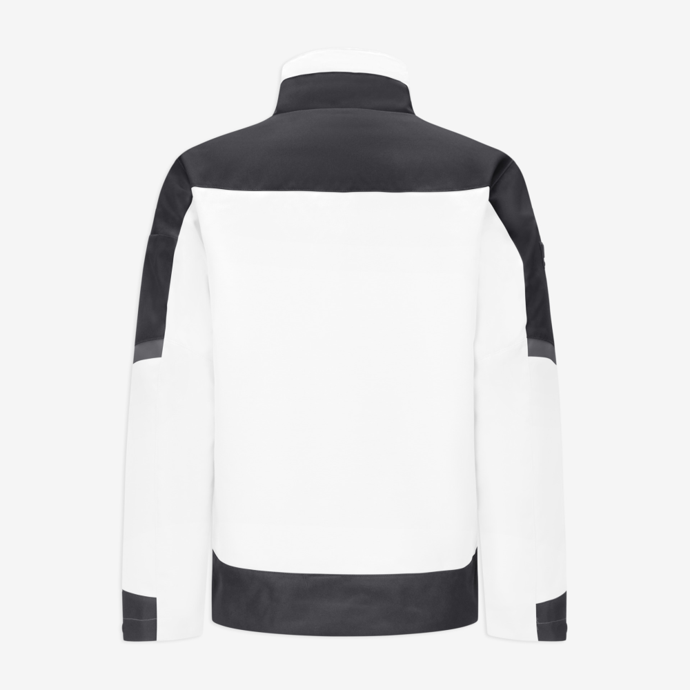 FHB LARS Arbeitsjacke, weiss-anthrazit, Gr. S