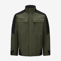 FHB LARS Arbeitsjacke, oliv-schwarz, Gr. M