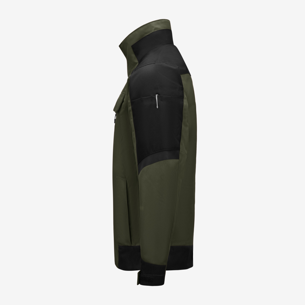 FHB LARS Arbeitsjacke, oliv-schwarz, Gr. M
