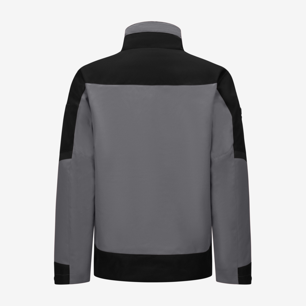 FHB LARS Arbeitsjacke, grau-schwarz, Gr. 5XL