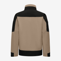 FHB LARS Arbeitsjacke, beige-schwarz, Gr. L