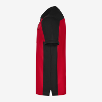FHB KONRAD Polo-Shirt, rot-schwarz, Gr. S