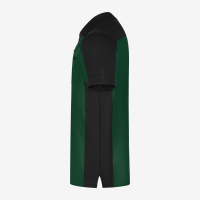 FHB KONRAD Polo-Shirt, grün-schwarz, Gr. L