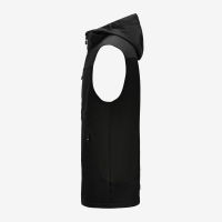 FHB JUSTUS Softshellweste, schwarz-schwarz-RV, Gr. XS