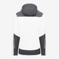 FHB JULIA Softshell-Jacke Damen, weiss-anthrazit, Gr. XL