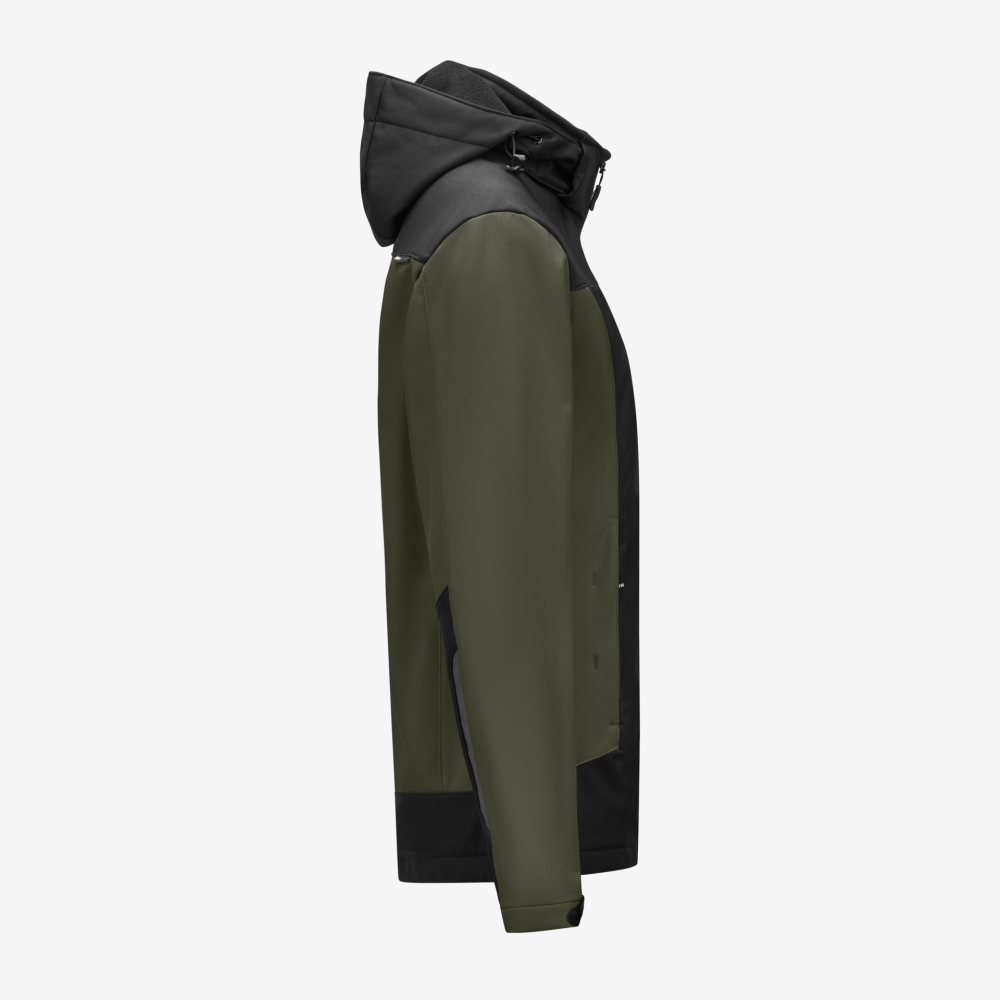 FHB JULIA Softshell-Jacke Damen, oliv-schwarz, Gr. M