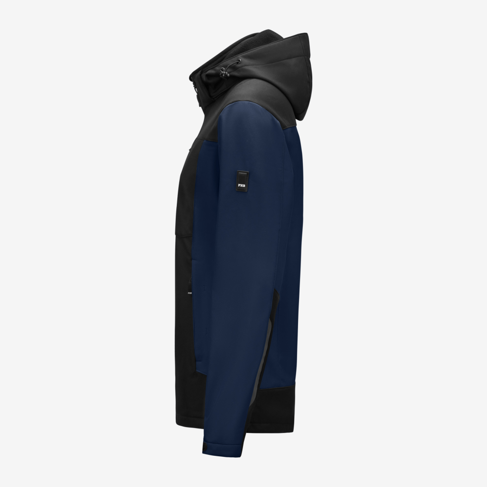 FHB JULIA Softshell-Jacke Damen, marine-schwarz, Gr. 3XL